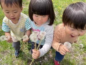 春のお散歩、楽しんでるよ！
