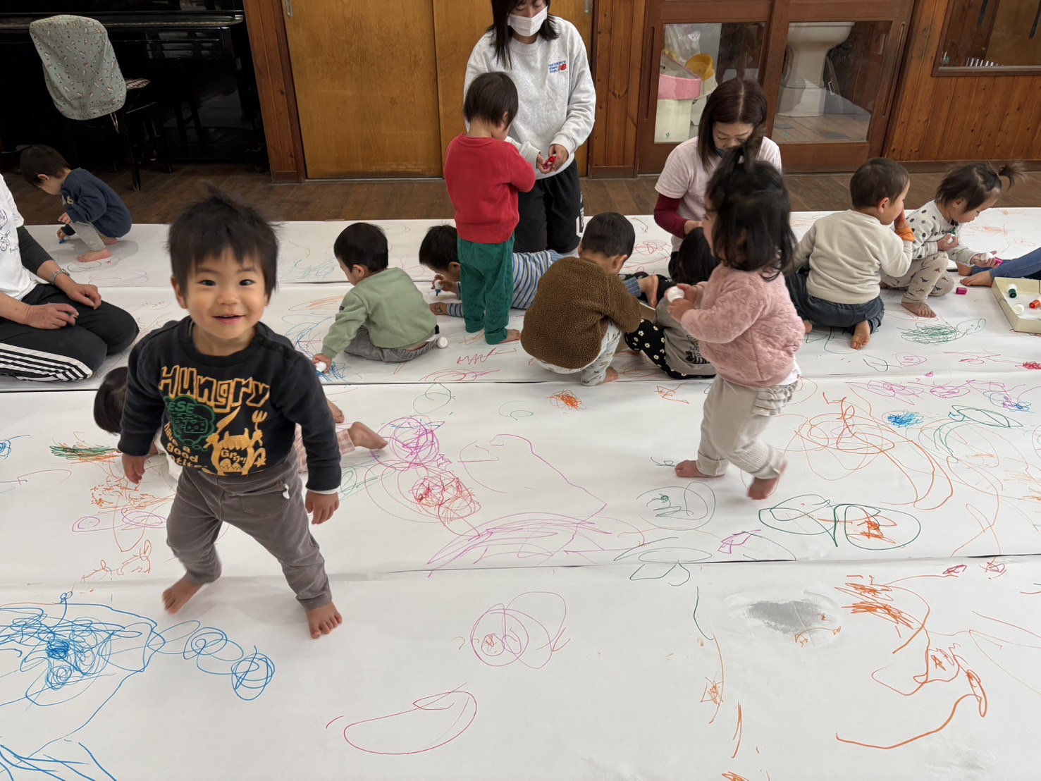 いっぱいお絵かき！